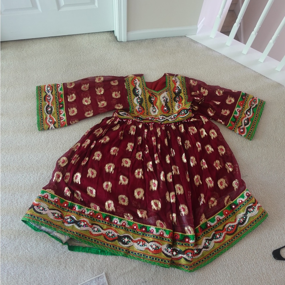 2 Piece Afghani Dress
Dress and Scarf
